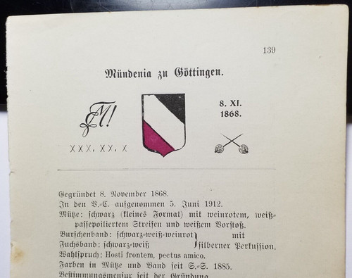 Turnerschaft mündenia - mündenia, zu