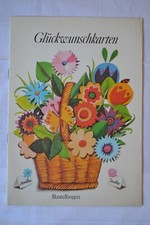 DDR Kinder Bastelbogen