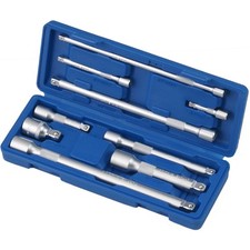 9 x Kipp-Verlängerungen-Satz,1/4" + 3/8" + 1/2"-Antrieb Ratschenverlängerung Set