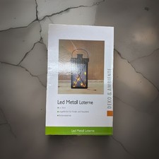 Laterne mit LED Licht H. 25cm