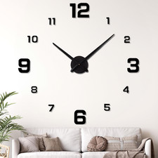 Wanduhr Groß Deko 3D Design