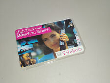 Telefonkarte * High Tech von Mensch zu Mensch * Telekom * Schutzhülle * 12DM