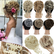 Haarteil Haardutt kurz voluminös Zopf Locken Butterfly-Klammer Haarverdichtung