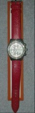 Auffällige, sexy rote Damenuhr Hirsch/ Ratius