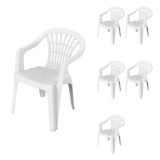 6 Gartenstuhl Stapelstuhl