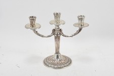 C26S26- Silber 800 Kerzenleuchter 3-flammig