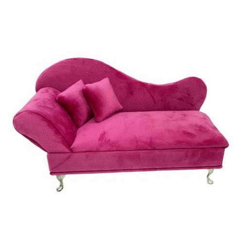 Puppenhaus sofa samtig - puppenhaus-sofa,