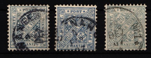 Württemberg dienstmarken 231 - württemberg,