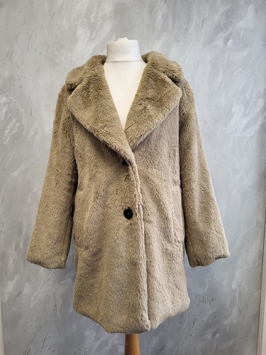 Zara beige kunstfell - zara,