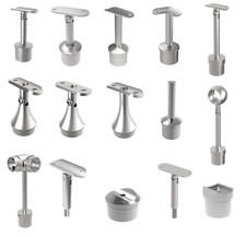 Rohrstütze Edelstahl Handlaufträger Pfosten Geländer Stütze 42,4 Rohrhalter V2A