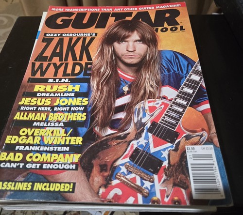 Guitar school zakk wylde ozzy - zakk,