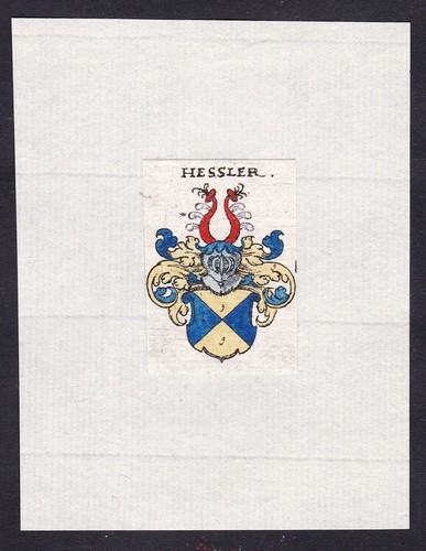 Hessler wappen coat arms - wappen,