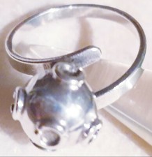 Silber Ring Größe 54 ( Ø14mm ) Taucherglocke  für Meeresfreunde 