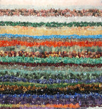 Edelstein Splitterkette lang Kette 80-90 cm Halskette endlos ohne Verschluss