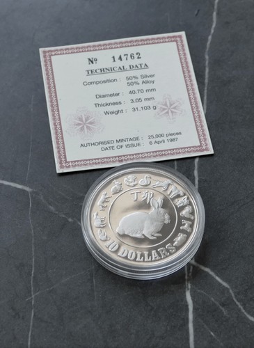 Singapur dollar 1987 - pp,