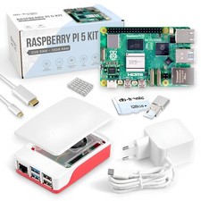 Raspberry Pi 5 8GB Starter-Kit | Netzteil 27W | Gehäuse | 128GB Edition | HDMI