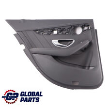 Hintere Türkarte Mercedes W205 Links Trim Panel Cover AMG Line Leder Schwarz