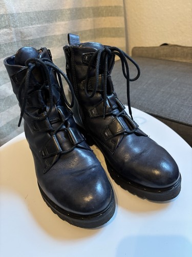 Mjus boots leder blau - boots,, 37