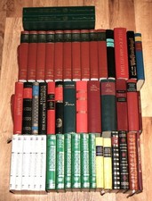 47 Bücher: Romane, Erzählungen, Klassiker, Werke in LEDER gebunden. Paket
