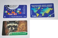 (tk060) 3 Telefonkarten / Muster: Deutsche Umwelthilfe u.a. gebraucht