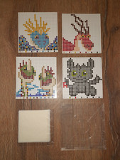 Bügelperlen Set DRAGONS - Nur Steckvorlagen - wie abgebildet!