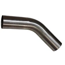 45 Grad Edelstahl Bogen 45mm V2A 44,5 , ungeweitet Auspuffrohr Abgas Rohrbogen