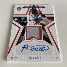 Baseball Card-Alex Soda-Collegiate Auto Jersey-USA Stars&Stripes 2025