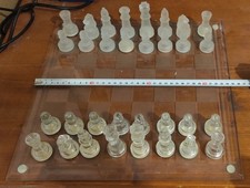 Glas Schachspiel -