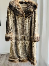 Traumschön - VINTAGE Pelzmantel Echtpelz Gr.36-38 Beige, Braun, Schwarz