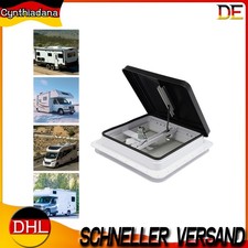 12V Zoll Dachhaube Dachfenster Dachluke Vent 42 x 42 cm für Wohnwagen Wohnmobil