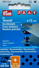 10 Anorak Druckknöpfe