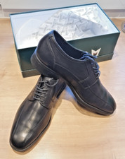Mephisto Connor Black 17800 / Leder Lederschuhe Halbschuhe/ Gr. 41,5 UK 8,5 US 9
