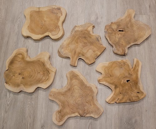 Teak holz baumscheibe - teak,