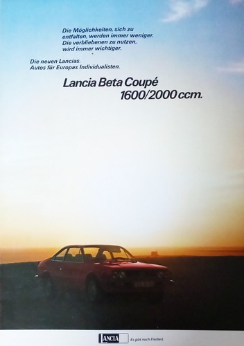Lancia beta coupe 1600 2000 - beta,