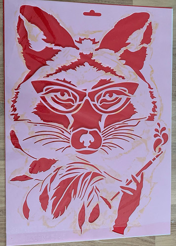 Schablone madame fuchs - schablone, a3