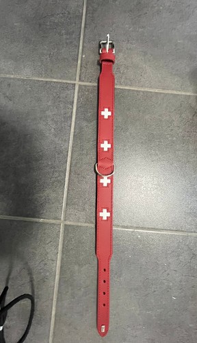 Hundehlasband leder swiss - hundehlasband,
