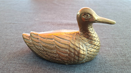 Messing ente 17cm - messing,