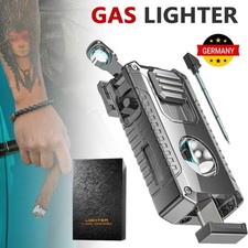 5-IN-1 Glühlampe 3x Flamme Für Zigarren Mit Guillotine und Meissel – Geschenkset