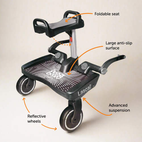 Lascal buggyboard maxi black - buggyboard,