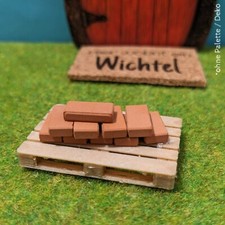 10 Stück Mini Ziegelsteine