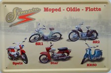 Blechschild 20x30 moped - blechschild,