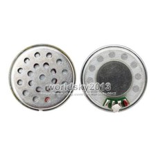 2x 30mm 32Ohm 0.02W   Headphone Audio Speaker Headset Woofer Loudspeaker #A6-40