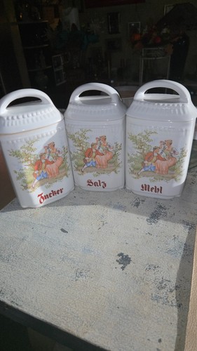Vintage vorratsdosen zucker - vintage,