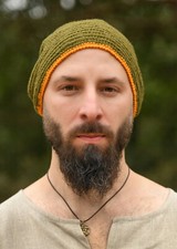 Wollmütze, gehäkelt