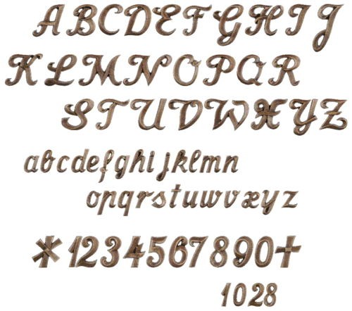 Grabschrift bronze alu - grabschrift, bronze/alu
