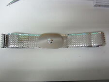 POSTEN MIT 1 ST. METALL SCHUPPENGÜRTEL STRETCH CHROM/SILBER 30mm BREIT 