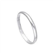 Sterling silber 2mm ehering - sterling,