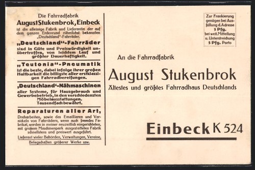 Einbeck fahrradfabrik august - fahrradfabrik,