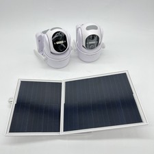 HOSAFE.COM 2x Überwachungskamera aussen akku, Außenkamera WLAN Kabellos Solarbet