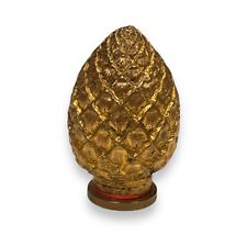 Petschaft Siegel  19. Jhd. In Form eines Pinienzapfen . Bronze feuervegoldet.